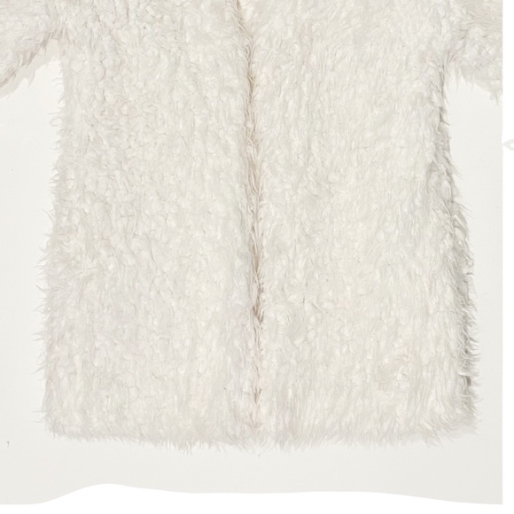 Ambiance White Faux Fur Jacket - Picture 4 of 11